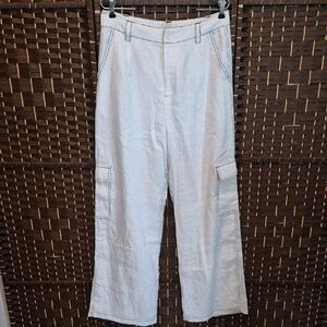 White Cargo Pants